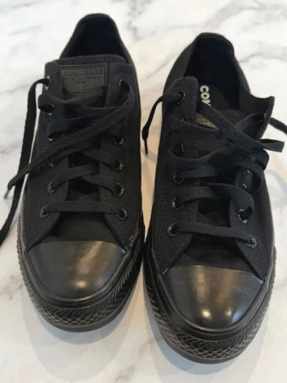 New Converse Low Top Sneakers in Black